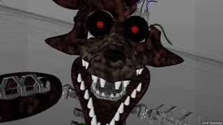 Ignited Foxy Jumpscare Animationno scream [upl. by Neened52]