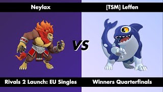 Neylax  Zetterburn  vs TSM  Leffen  Orcane    EU Winners Quarterfinals [upl. by Libby35]