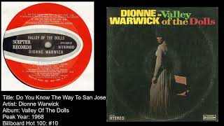 Dionne Warwick Do You Know The Way To San José [upl. by Paten]