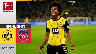 Borussia Dortmund  Heidenheim  42  Zusammenfassung  Bundesliga 202425 [upl. by Joslyn]