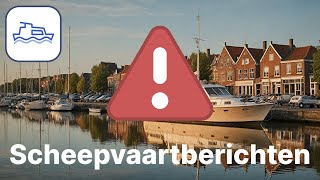 Scheepvaartberichten in de Waterkaarten app [upl. by Eener819]