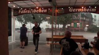 Kühkopffilm Unwetter über Gernsheim Sommer 2011 [upl. by Ainez]