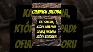 Gienrich Jagoda  Kat Stalina który sam stał się ofiarą terroru  historia ciekawostki shorts [upl. by Yclek]