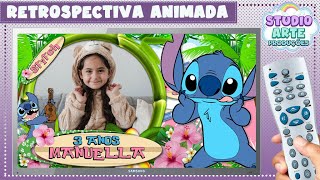 RETROSPECTIVA STITCH MENINA MOD1  Orçamento 11 959977174 retrospectivainfantil [upl. by Ashok]