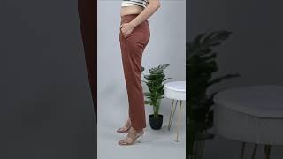 Get ready with Mlada Caramel straight fit pants🤎  Day 37 mladain grwm [upl. by Anatniuq439]