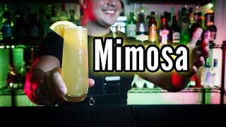 Cocktail Mimosa 🥂 🍊 Bebida  dificil del mundo shorts [upl. by Kire932]