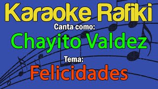 Chayito Valdez  Felicidades Karaoke Demo [upl. by Davita208]