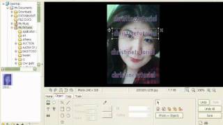 PHOTOSCAPE WATERMARK TUTORIAL [upl. by Steffi]