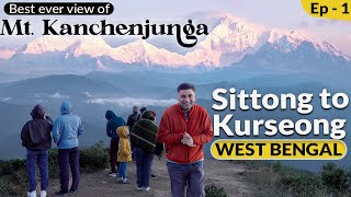 EP  1 Sittong to Kurseong West Bengal Ahal Dara View Point  Mt Kanchenjunga View Nepali Thali [upl. by Nasho77]