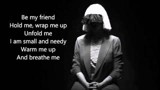 Sia  Breathe Me live with lyrics [upl. by Kessia481]