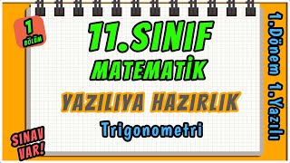 11 Sınıf Matematik  1 Dönem 1 Yazılıya Hazırlık 1 BÖLÜM REHBER MATEMATİKsınavvar [upl. by Ayikahs]