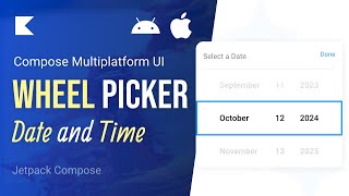 Unique type of DateTime Picker  Available in Compose Multiplatform [upl. by Martens]