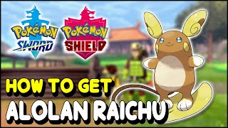 Pokemon Sword amp Shield How to get ALOLAN RAICHU The Isle of Armor DLC [upl. by Ausoj]