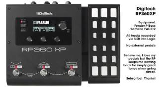 Digitech RP360XP direct recording [upl. by Obla238]