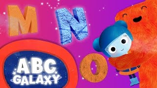 Alphabet  ABC for Kids  Learning ABC with ABC Galaxy  M N O Collection with Hugg and Giggs [upl. by Naivad]