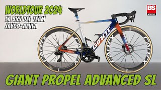 WORLDTOUR 2024  La Giant Propel Advanced SL la bici del Team Jayco AlUla [upl. by Arrehs]