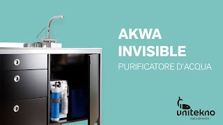 Unitekno purificatore dacqua Akwa Invisible [upl. by Sheff]