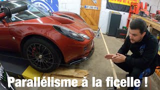 Faire soimême son parallélisme pour 0€🤩la technique de la géométrie à la ficelle👌 [upl. by Tnahsarp38]