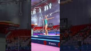 Unbelievable vaulting precision and skill on display by this WAG gymnastics athlete [upl. by Zia]