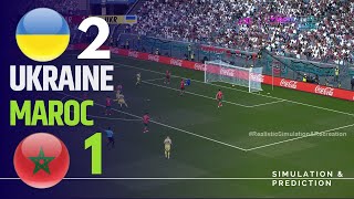 ملخص وأهداف مباراة المغرب 12 أوكرانيا  لعبة محاكاة أولمبياد باريس 2024 [upl. by Hselin807]