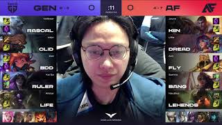 LCK Match 57 AF vs GEN Game 1  LCK Spring 2021 W6D4 Afreeca Freecs vs GenG Esports W6D4 G1 [upl. by Borries]