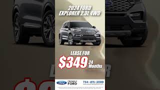 Lease the 2024 Ford Explorer 23L 4WD for Just 349Month [upl. by Netfa]