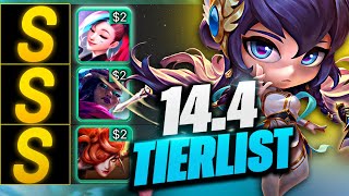 BEST TFT Comps for Patch 144  Teamfight Tactics Guide  Tier List [upl. by Pinebrook233]