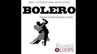 BOLERO DRUM LOOPS AUDIO SAMPLE [upl. by Elamor]