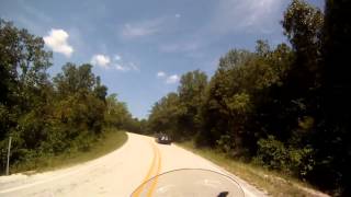 Ozark Mountains Motorcyle Ride Dragons Tail of Arkansas HWY 9 to Melbourne [upl. by Eked]