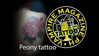 Peony Tattoo session no1 [upl. by Hildy262]