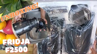 FRIDJA F2500 MASTICATING SLOW JUICER UNBOXING amp REVIEW l Best Budget Juicer [upl. by Nyram]