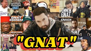 FANS REACT TO EMINEMS quotGNATquot [upl. by Anisirhc]