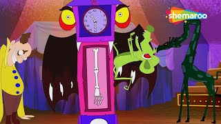 Hickory Dickory Dock HD  Nursery Rhymes  Spine Tingling Halloween Music [upl. by Oramlub226]