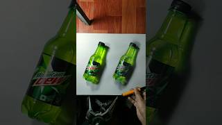 Mountain Dew Drawing 😱🤯 shorts youtubeshorts shortsart art artist 3dart drawing rahiljindran [upl. by Swamy]