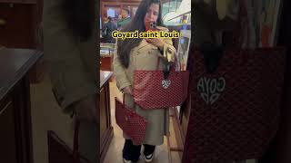 Showing sizes of Goyard saint Louis pm and Gm Bag and Goyard Artois Pm and Gm Bag goyardshorts [upl. by Bergmans]