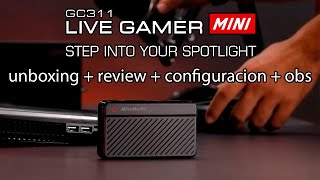 AVerMedia Live Gamer MINI  Unboxing  Review  Guía de Instalación  Configuracion en OBS [upl. by Damha]