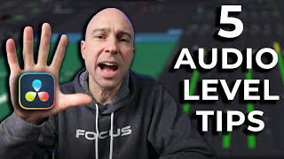 5 Ways to ADJUST Audio Levels in DaVinci Resolve  Quick Tip Tuesday [upl. by Boone]