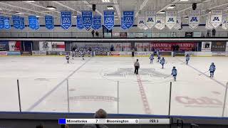 Minnetonka SQ B1 White vsBloomington  December 8 2024 [upl. by Boccaj959]