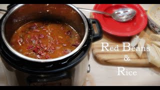 Red Beans amp Rice Instant Pot Recipe very easy [upl. by Eek943]