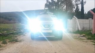 Nissan Qashqai J11 Uzun Far Led Ampul Performansı H7 8000Lm 6500k [upl. by Abas423]