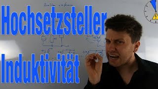 Hochsetzsteller Induktivität berechnen dimensionieren Step up converter [upl. by Nikolos]