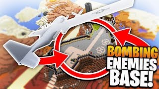 Bombing The Enemies Base  Minecraft WAR 68 [upl. by Lemcke]