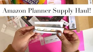 Amazon Planner Supply Haul Minimal Chic amp Affordable [upl. by Aissat]