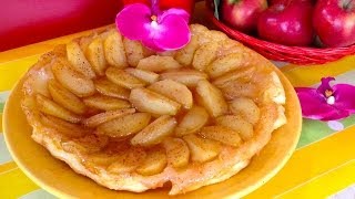 NEJCHUTNĚJŠÍ FRANCOUZSKÝ KOLÁČ TARTE TATIN RECEPT ZDRAVÝ A PLNÝ OVOCE MUSÍTE VIDĚT [upl. by Nnylyaj597]