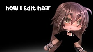 ➺ how to edit hair in ibis paint  10k special  GIVE CREDITS  ✩ˎˊ˗ [upl. by Ylenats]