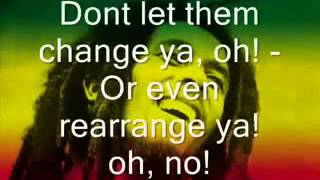 Bob Marley Could you be loved Lyrics [upl. by Cordalia]