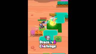 Draco 1v3 Challenge 🫡🔥 BrawlStars Memes BS [upl. by Hgielime]