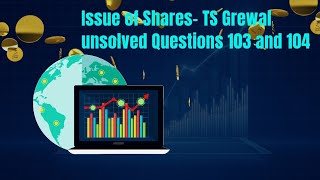 Issue of Shares Q 103104 of TS Grewal Company Accounts  12th Class  Accounts [upl. by Sandra]