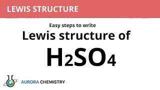 Draw Lewis structure of H2SO4  Sulphuric acid [upl. by Bricker]