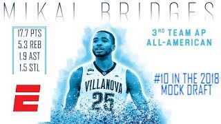 Mikal Bridges’ 2018 NBA Draft Scouting Video  DraftExpress  ESPN [upl. by Assek]